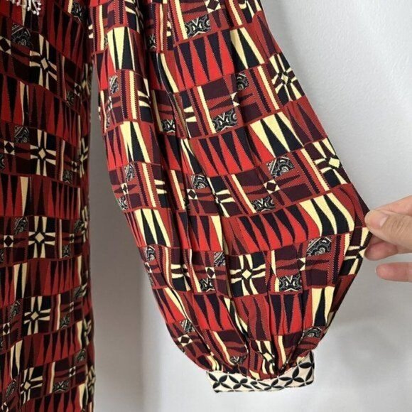 Verb by Pallavi Singhee Dress Red Sarah Tunic size XS - Picture 7 of 16